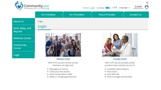 
                            3. Login - Community Care Plan