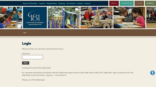 
                            1. Login - Community Consolidated School District 181
