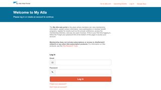 
                            2. Login - Community Hub - Atla