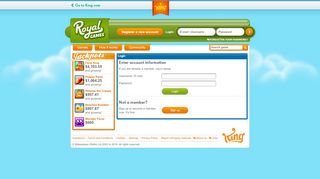 
                            4. Login - Community su Royalgames.com - Gioca Gratis - King