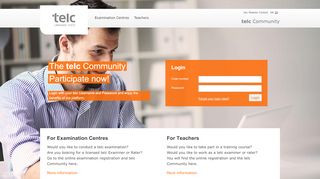 
                            3. Login - community.telc.net