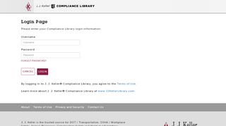 
                            10. Login - Compliance Library - J. J. Keller & Associates, Inc.