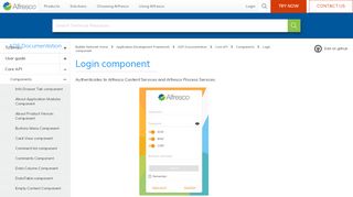 
                            10. Login component - Alfresco Builder Network