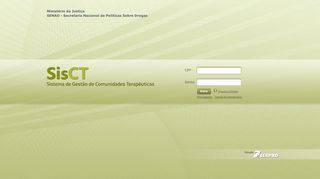 
                            1. Login - Comunidades Terapêuticas - ct.sinesp.gov.br