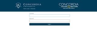 
                            3. Login – Concordia Online