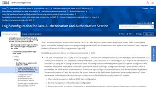 
                            6. Login configuration for Java Authentication and ...