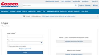
                            9. Login | Costco Australia
