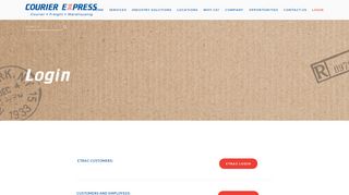 
                            3. Login — Courier Express