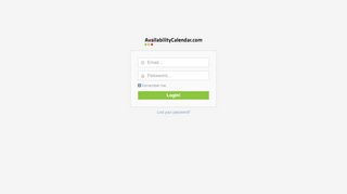 
                            3. Login | Create an Availability Calendar | AvailabilityCalendar.com ...