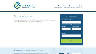 
                            9. Login - Credit Management, L.P.