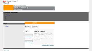 
                            11. Login - CSB Online Services / Les services en ligne OEC