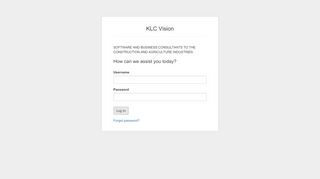 
                            4. Login - Customer Portal for KLC Vision