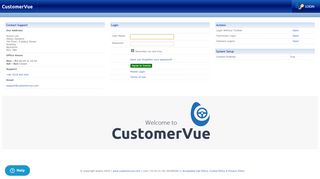 
                            3. Login: CustomerVue