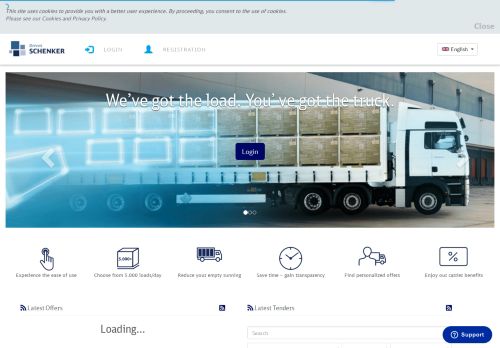 
                            4. Login - DB Schenker Carrier Collaboration Platform