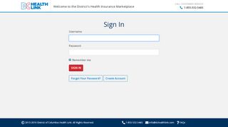 
                            2. Login - DC Health Link