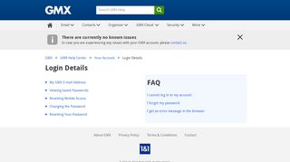 
                            9. Login Details - GMX Support