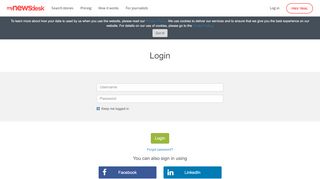 
                            8. Login - Digital PR | Mynewsdesk