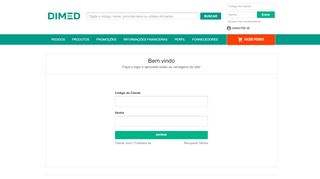 
                            1. Login - Dimed - Você pode confiar