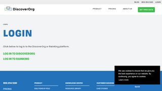 
                            2. Login | DiscoverOrg