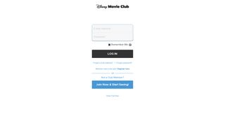 
                            7. LOGIN - Disney Movie Club