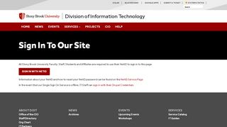 
                            3. Login - Division of Information Technology - Stony Brook University