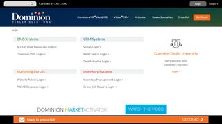 
                            9. Login | Dominion Dealer Solutions