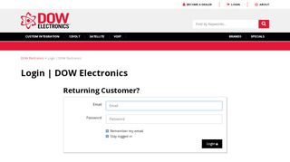 
                            5. Login | DOW Electronics