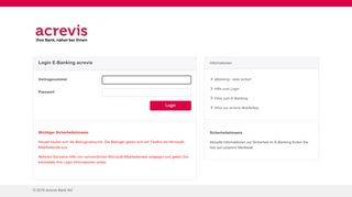 
                            8. Login E-Banking acrevis