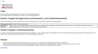 
                            7. Login - E-Banking Hilfe