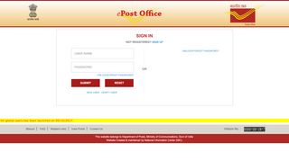 
                            8. Login - e Post Office