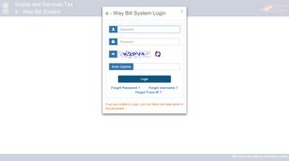 
                            4. Login - E-Way Bill