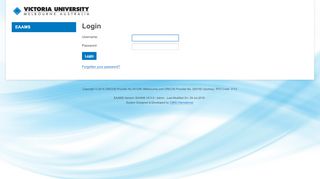 
                            8. Login - eaams.vu.edu.au