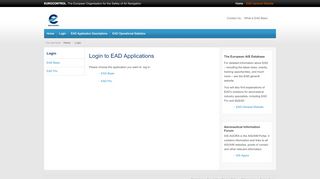 
                            2. Login - EAD Basic - Eurocontrol