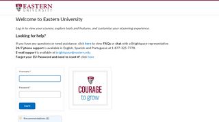 
                            3. Login - Eastern University