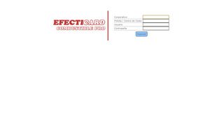 
                            2. Login Efecticard - Efectivale