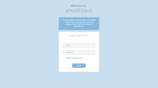 
                            9. Login - eHealthDeck