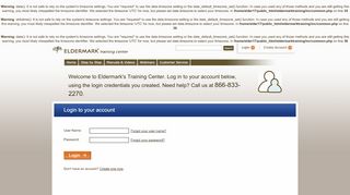 
                            8. Login - Eldermark Training Center