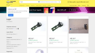 
                            3. Login - Eletrônicos, Áudio e Vídeo [Promoção] no Mercado ...