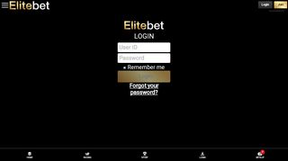 
                            9. LOGIN - EliteBet