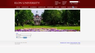 
                            2. Login - Elon University