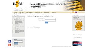 
                            3. Login Elora Werkzeugfabrik