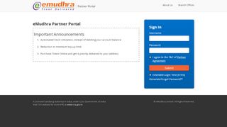 
                            1. Login: eMudhra Partner Portal Login