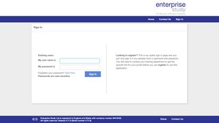 
                            3. Login - Enterprise Study