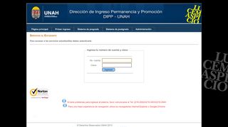 
                            4. Login estudiantes - Registro UNAH