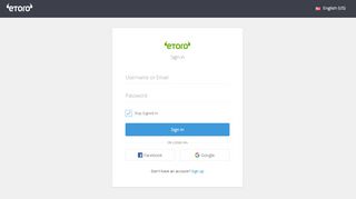 
                            4. Login - eToro