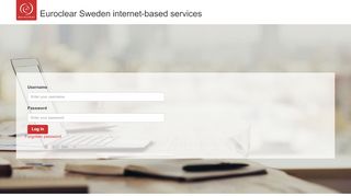 
                            7. Login - Euroclear Sweden