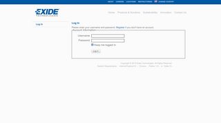 
                            5. login - Exide