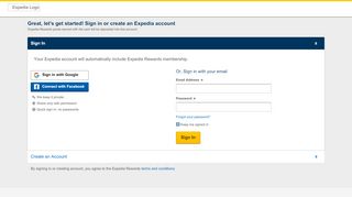 
                            2. Login - Expedia