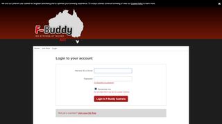 
                            4. Login - F-Buddy Australia