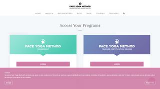 
                            1. Login - Face Yoga Method